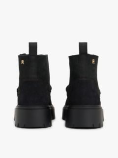 Leather Cleat Pull-On Snow Boots — Black 4