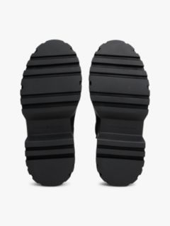 Leather Cleat Pull-On Snow Boots — Black 5