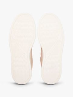 Debossed TH Monogram Leather Court Trainers — Pink 5