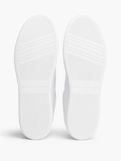 Leather TH Monogram Court Trainers — White 5