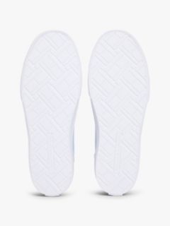 Low Profile Canvas Lace-Up Trainers — Blue 5
