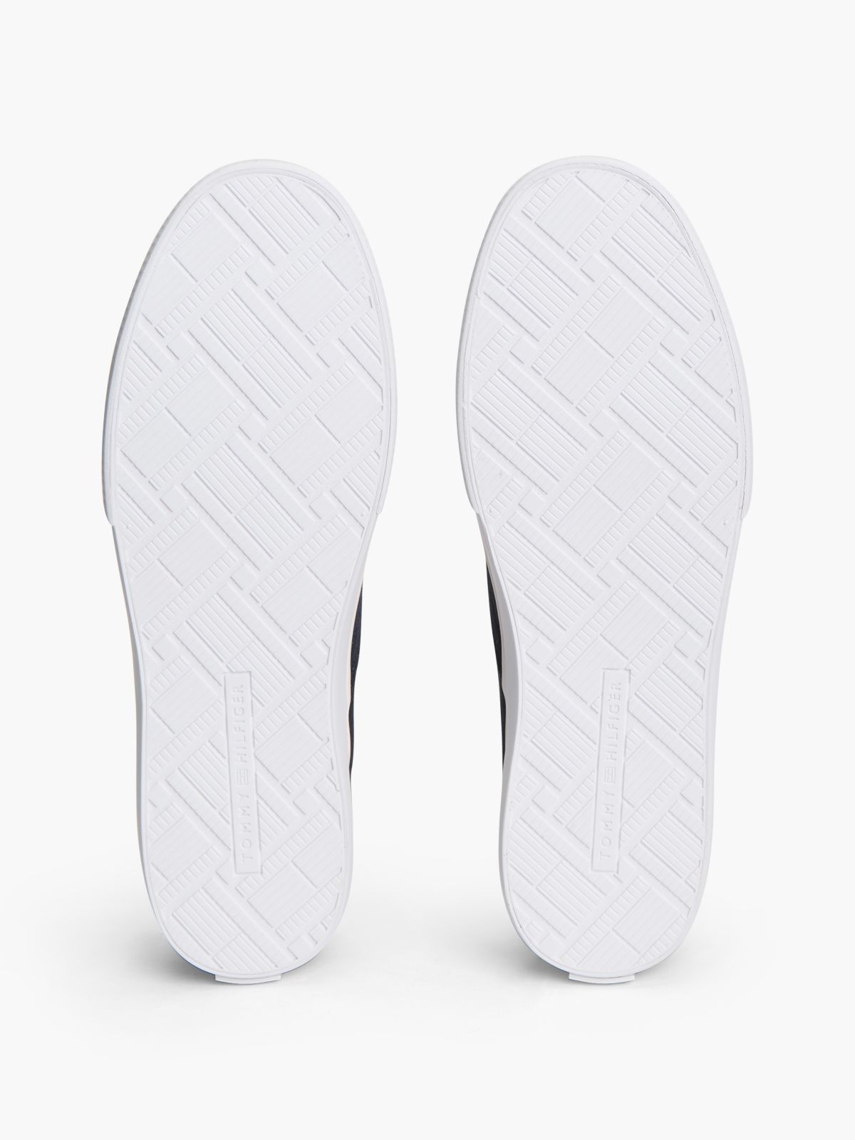 Low Profile Canvas Slip-On Trainers — Blue