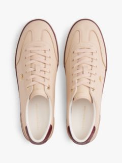 Leather TH Monogram Lace-Up Trainers — Pink 3