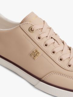 Leather TH Monogram Lace-Up Trainers — Pink 6
