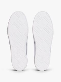 Leather TH Monogram Lace-Up Trainers — White 5