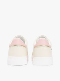 Leather TH Monogram Cupsole Trainers — Beige 4