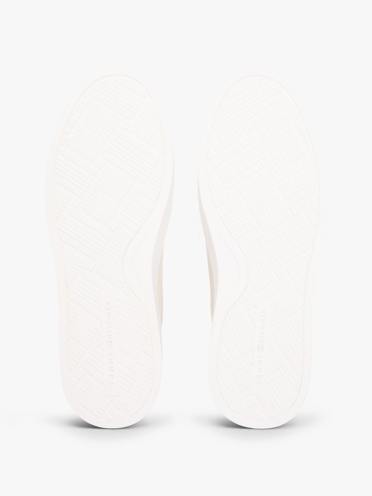 Leather TH Monogram Cupsole Trainers — Beige