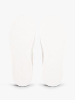 Leather TH Monogram Cupsole Trainers — Beige 5
