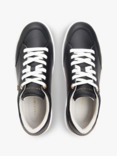 Leather TH Monogram Cupsole Trainers — Black 3