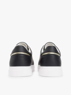 Leather TH Monogram Cupsole Trainers — Black 4