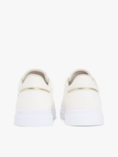 Leather TH Monogram Cupsole Trainers — White 4