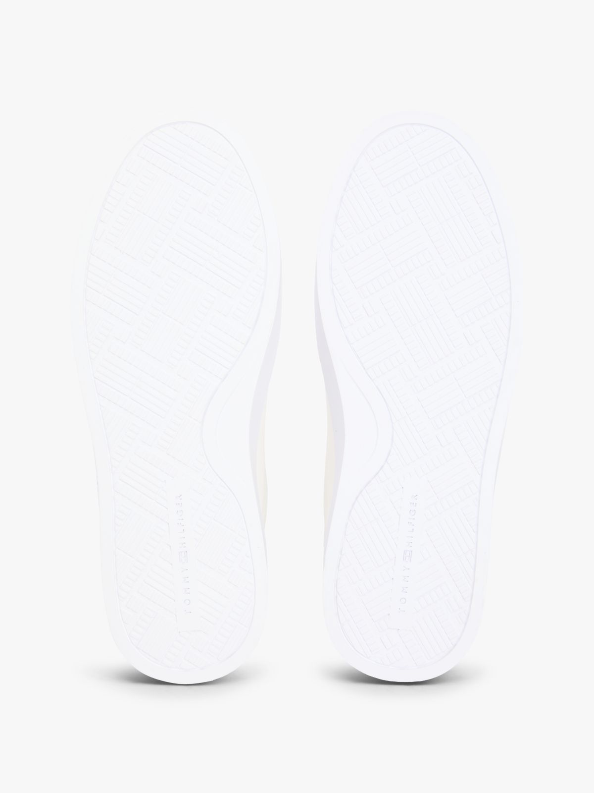 Leather TH Monogram Cupsole Trainers — White
