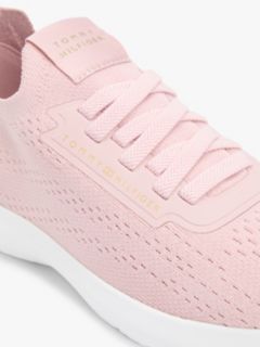 Knit Lightweight Mono-Sock Slip-On Trainers — Pink 6