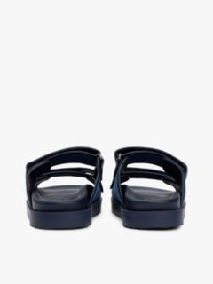 Denim TH Monogram Double Strap Sandals — Blue 4