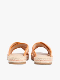 Raffia TH Monogram Espadrille Mules — Beige 4