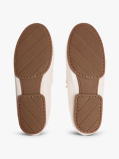 Leather TH Monogram Boat Shoes — Beige 5