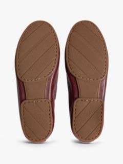 Leather TH Monogram Boat Shoes — Brown 5