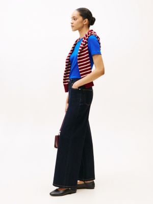 ballerine mary jane in pelle nero da donne tommy hilfiger