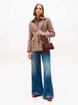 ballerine mary jane in pelle viola da donne tommy hilfiger