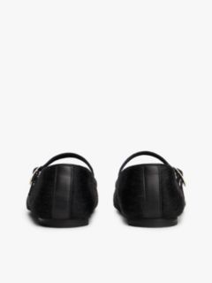 Leather Mary Jane Ballerinas — Black 4