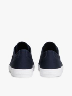 Enamel Flag Canvas Trainers — Blue 4