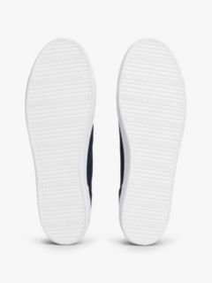 Enamel Flag Canvas Trainers — Blue 5