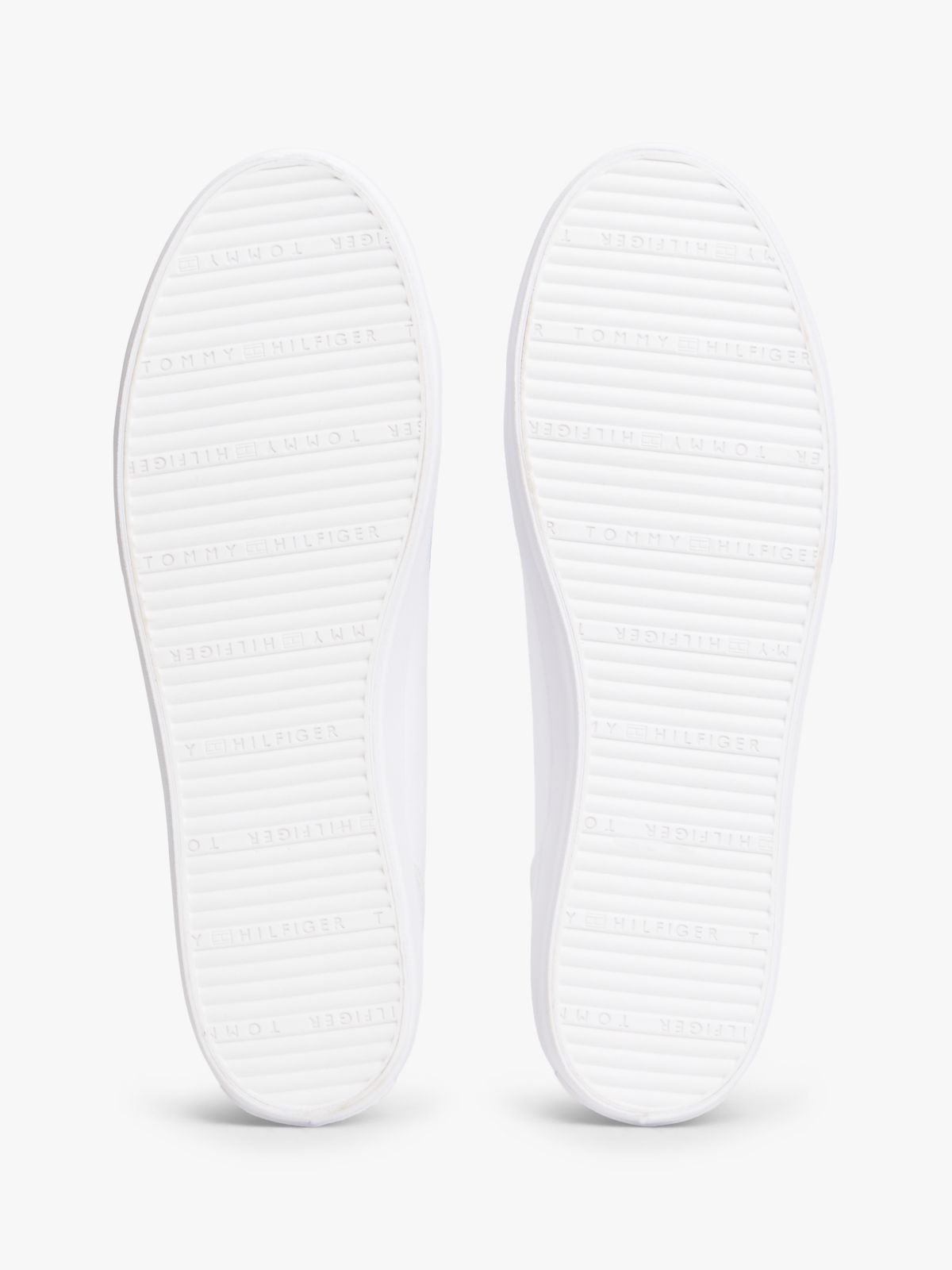 Enamel Flag Canvas Trainers — White