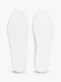 Enamel Flag Canvas Trainers — White 5
