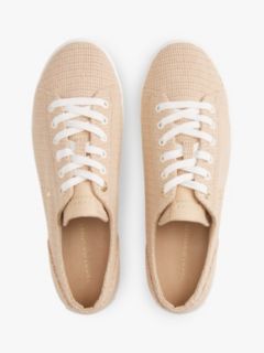 TH Monogram Textured Trainers — Beige 3