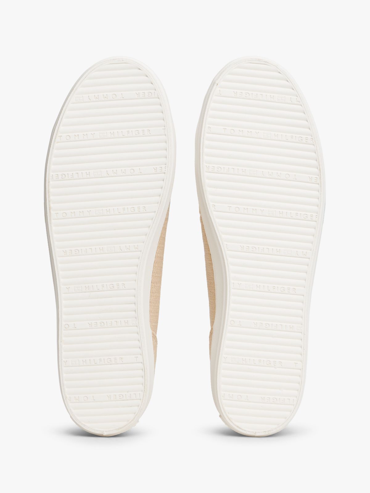 TH Monogram Textured Trainers — Beige