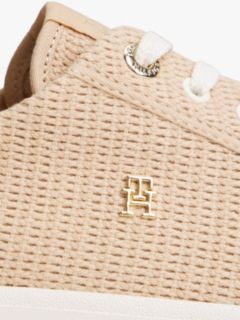 TH Monogram Textured Trainers — Beige 6