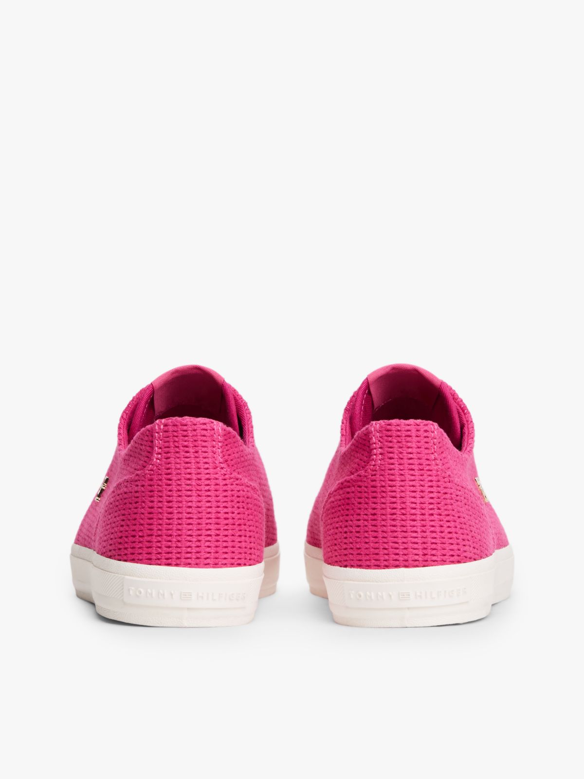 TH Monogram Textured Trainers — Pink