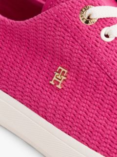 TH Monogram Textured Trainers — Pink 6