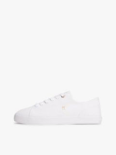 TH Monogram Textured Trainers — White 7