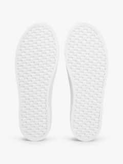 Washed Canvas Platform Trainers — Pink 5