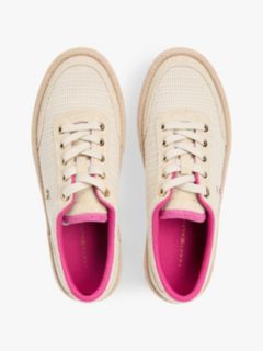 TH Monogram Canvas Rope Platform Trainers — Beige 3