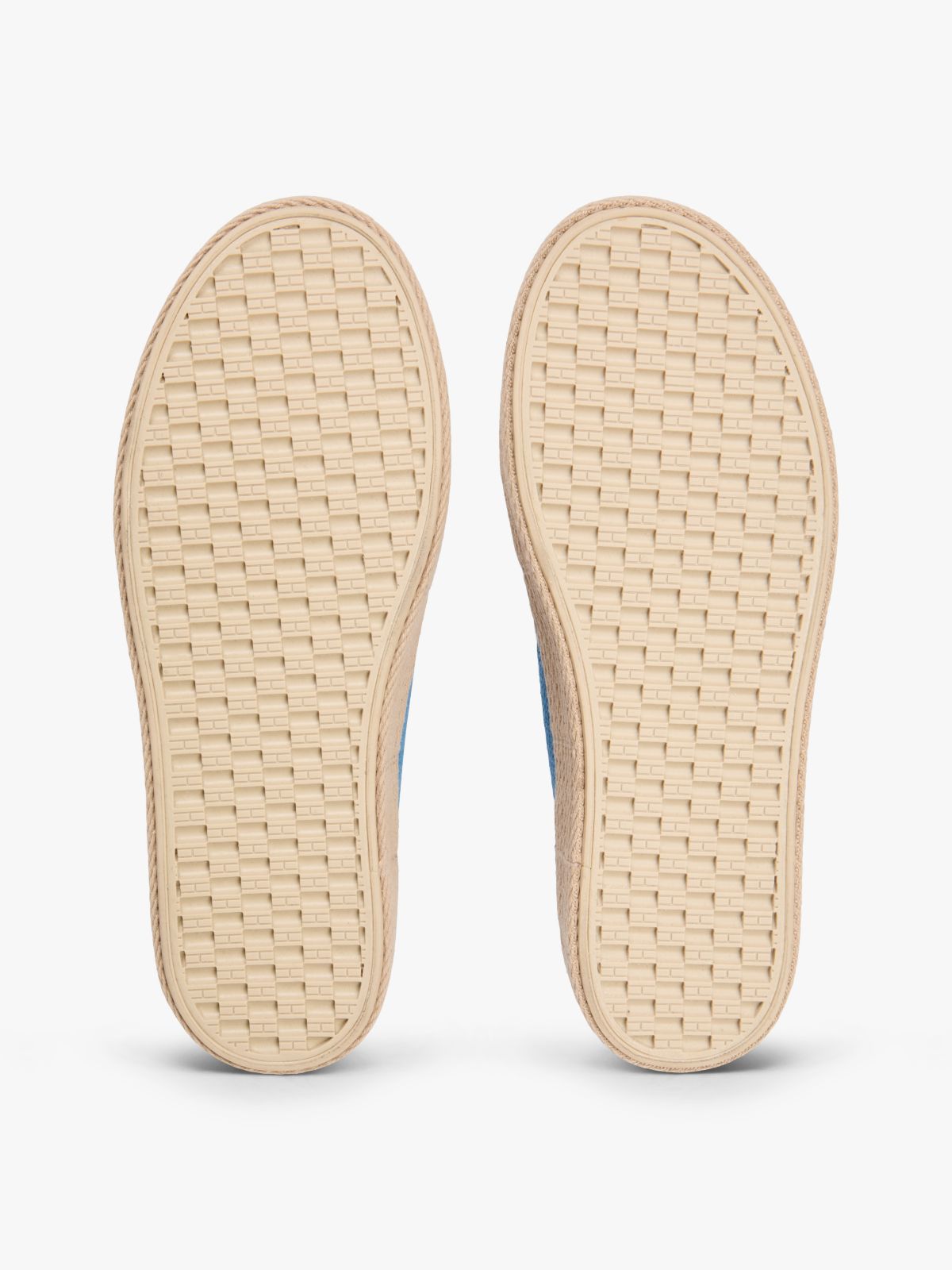 TH Monogram Canvas Rope Platform Trainers — Blue
