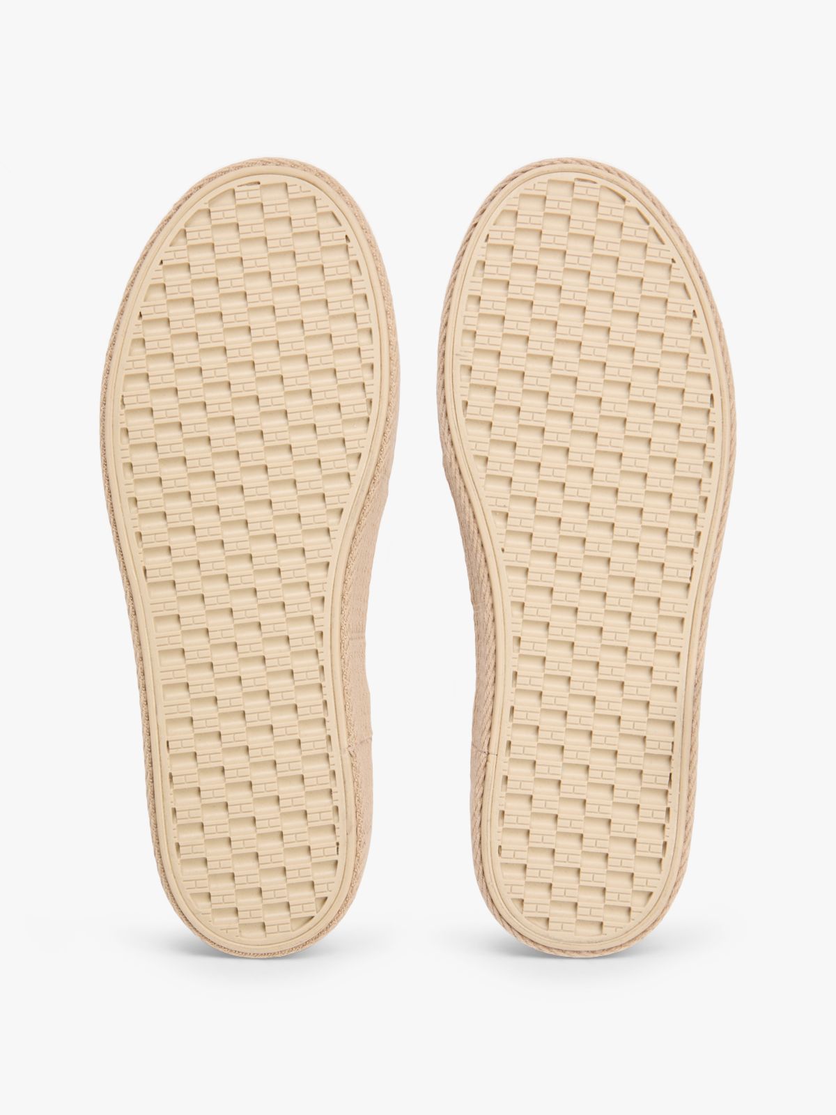 TH Monogram Canvas Rope Platform Trainers — White