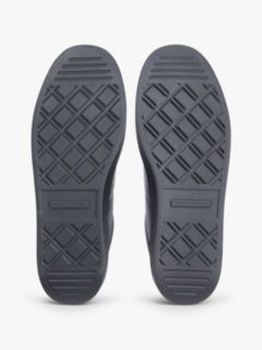 TH Monogram Metallic Trainers With Leather — Black 5