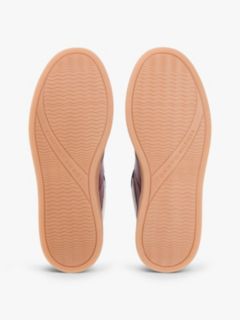 Leather TH Monogram Court Trainers — Brown 5