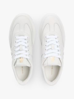Leather TH Monogram Court Trainers — White 3