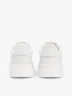 Leather TH Monogram Court Trainers — White 4