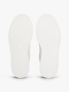 Leather TH Monogram Court Trainers — White 5