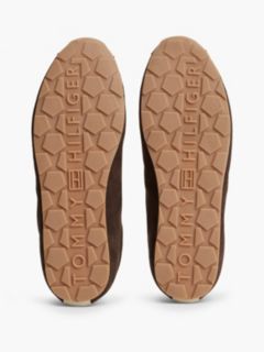 TH Monogram Suede Low Profile Trainers — Brown 5