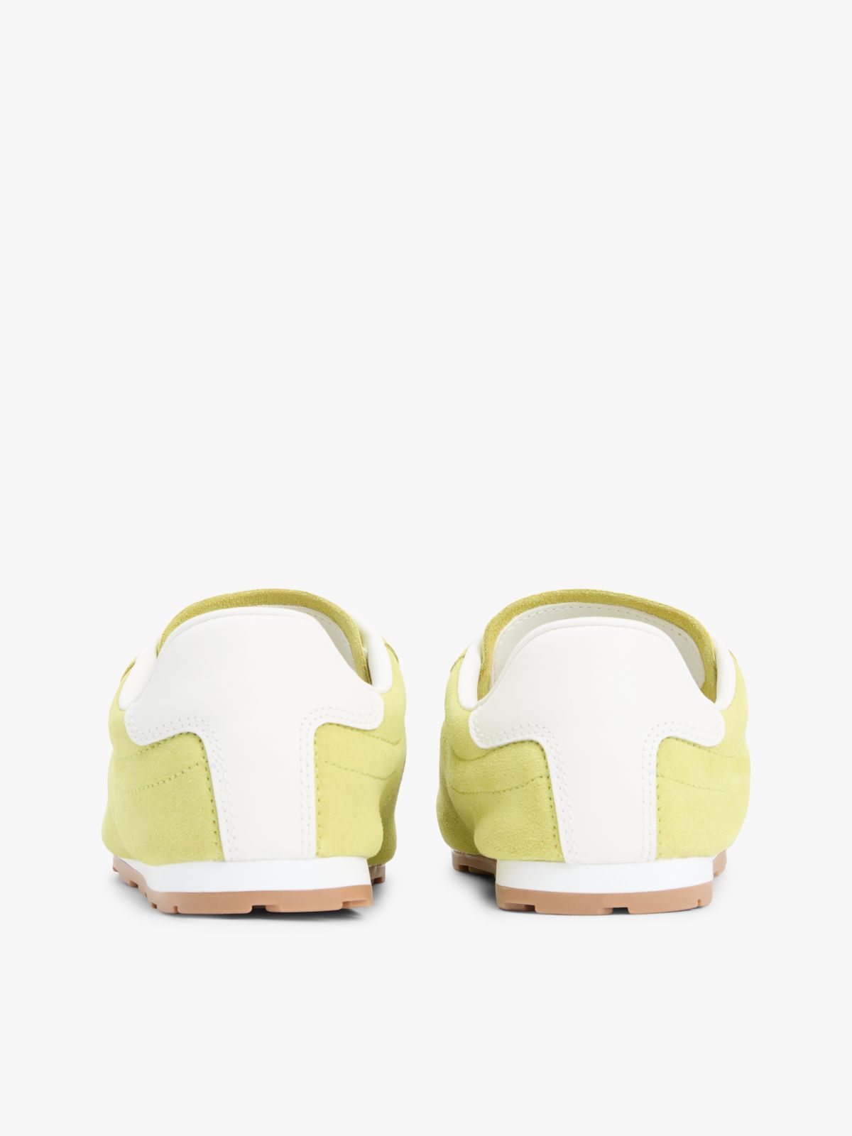 TH Monogram Suede Low Profile Trainers — Green