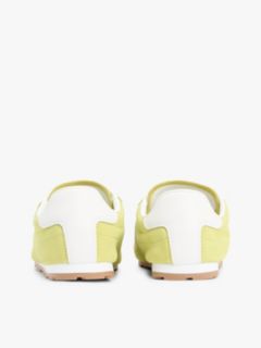 TH Monogram Suede Low Profile Trainers — Green 4