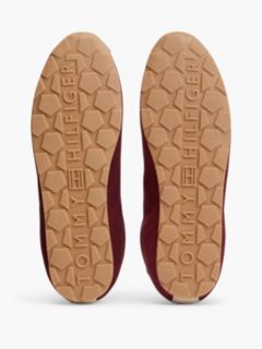 TH Monogram Suede Low Profile Trainers — Red 5