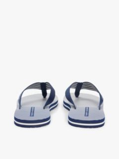 Webbing Strap Ithaca Stripe Flip-Flops — Blue 4