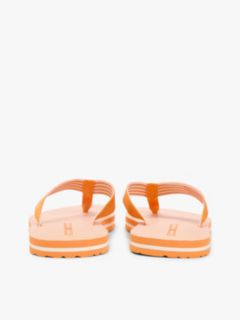 Webbing Strap Ithaca Stripe Flip-Flops — Orange 4