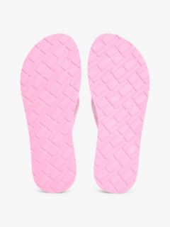 Webbing Strap Ithaca Stripe Flip-Flops — Pink 5